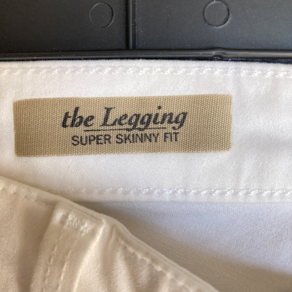 Adriano Goldschmied Legging Jeans Womens 28 Handcrafted White Denim 28R NWT $198 - Picture 9 of 16